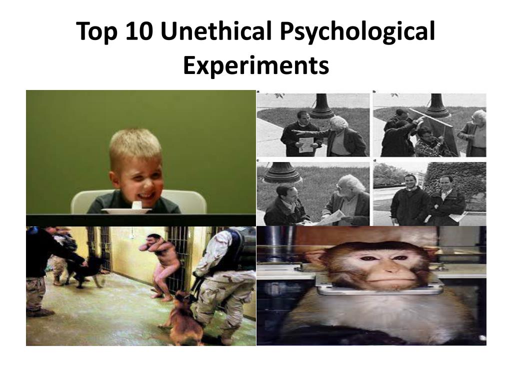 PPT Top 10 Psychological Experiments PowerPoint