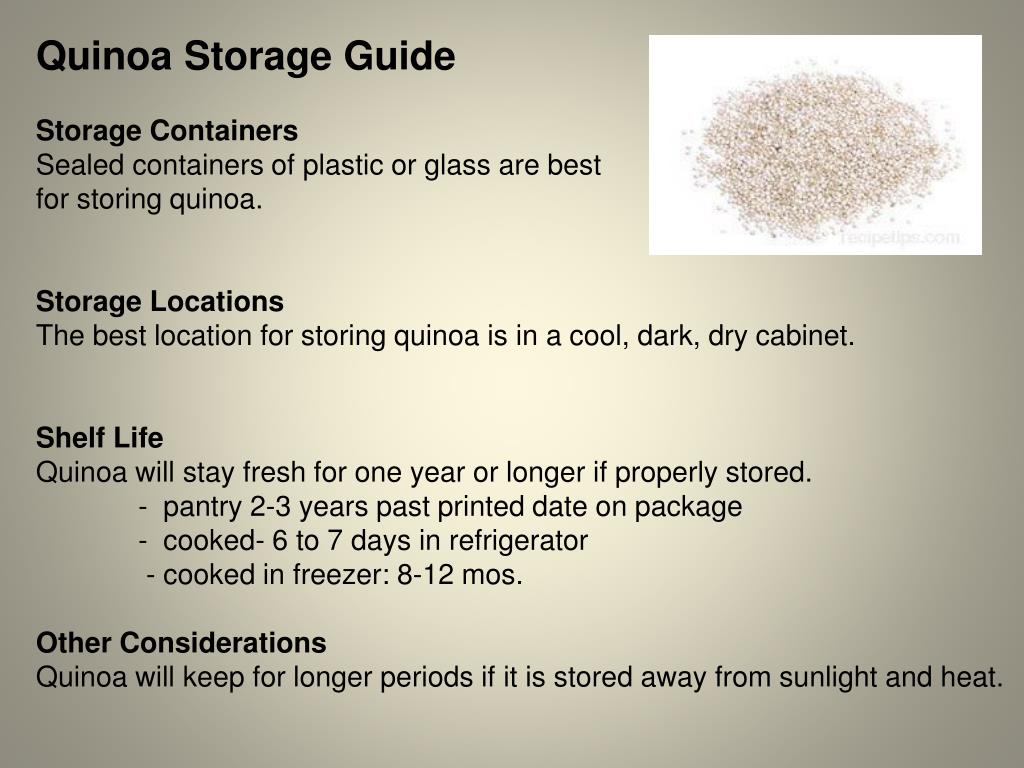 PPT A Keen Night with Quinoa PowerPoint Presentation, free download