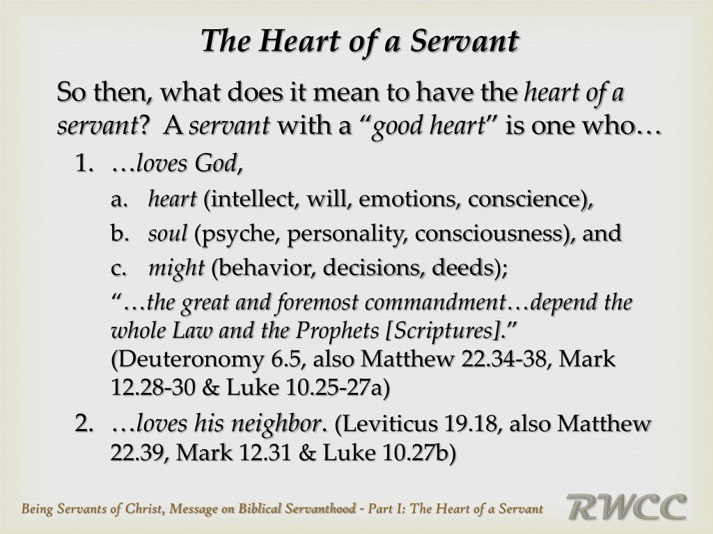 PPT Being Servants of Christ Message on Biblical