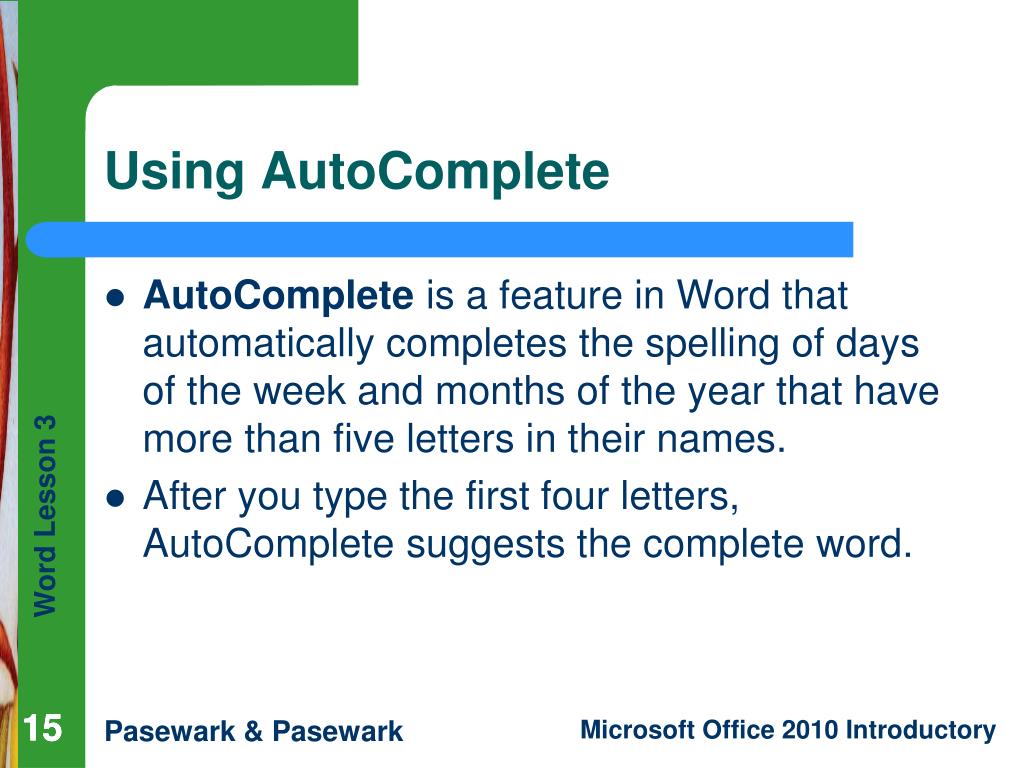 PPT Word Lesson 3 Helpful Word Features PowerPoint Presentation, free