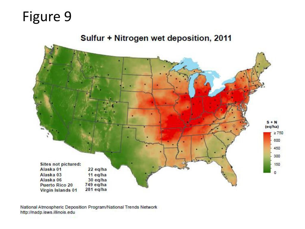 PPT Investigation of Acid Deposition Trends in the United States