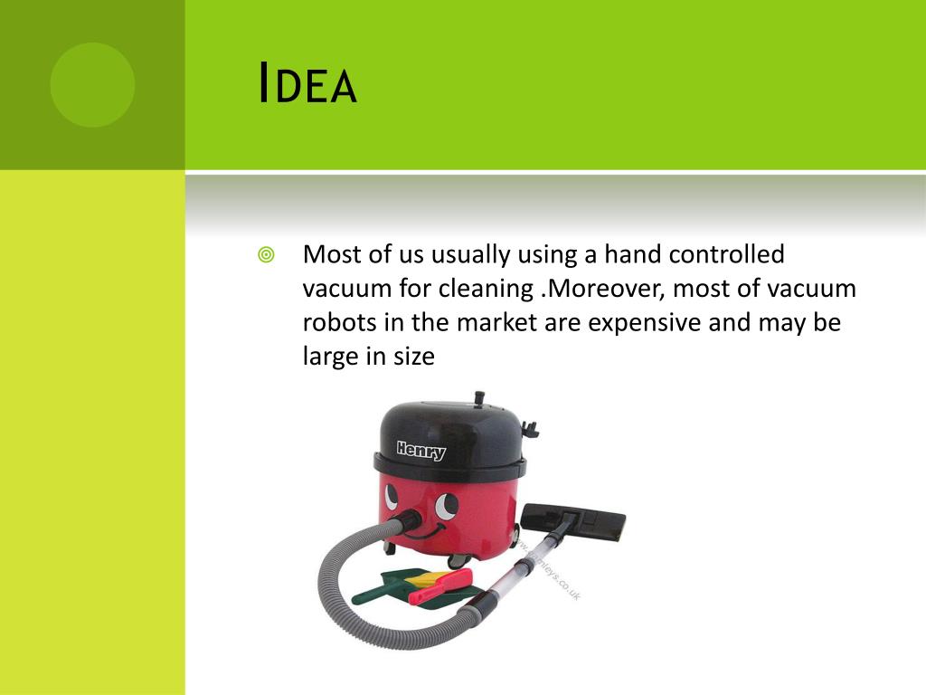 PPT Robotic Vacuum Cleaner PowerPoint Presentation, free download