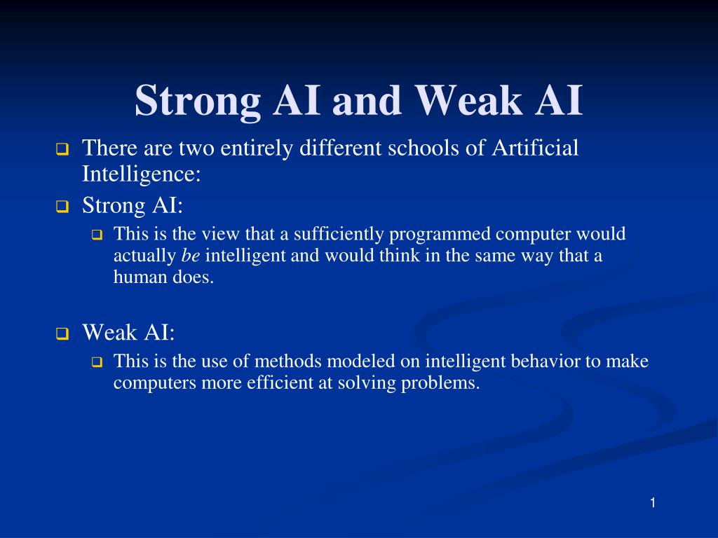PPT Strong AI and Weak AI PowerPoint Presentation, free download ID PPT Strong AI and Weak AI PowerPoint Presentation, free download ID
