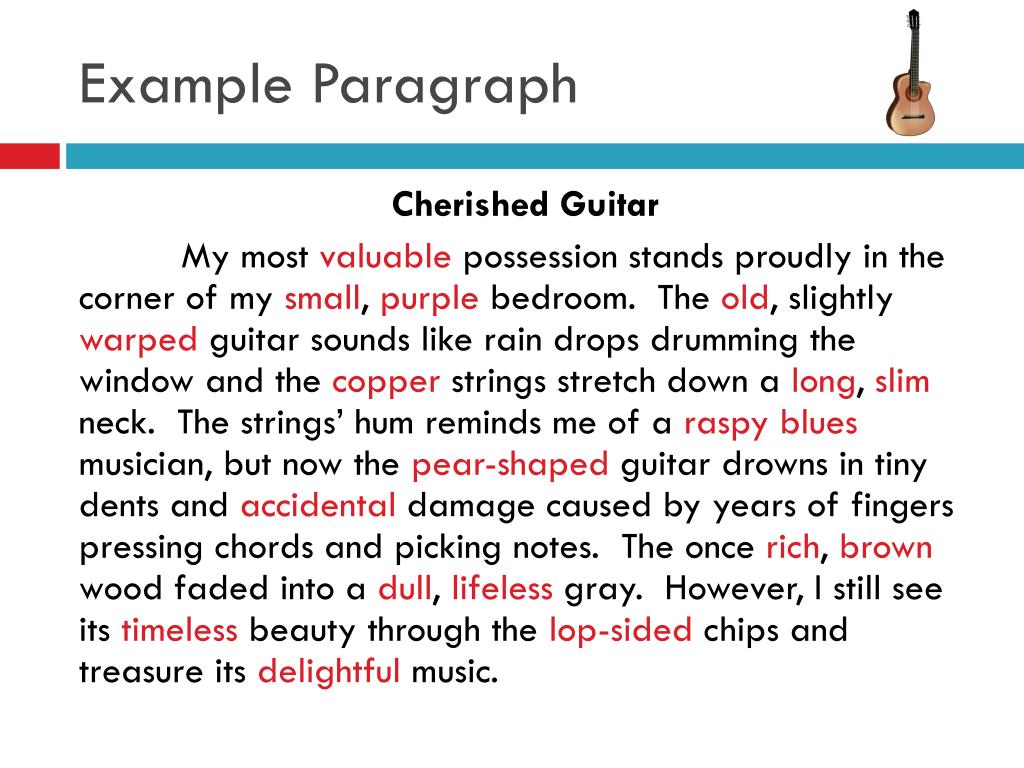 PPT Descriptive Writing PowerPoint Presentation, free download ID