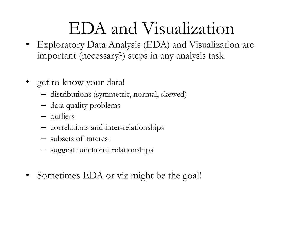 PPT Statistics 101 & Exploratory Data Analysis (EDA) PowerPoint