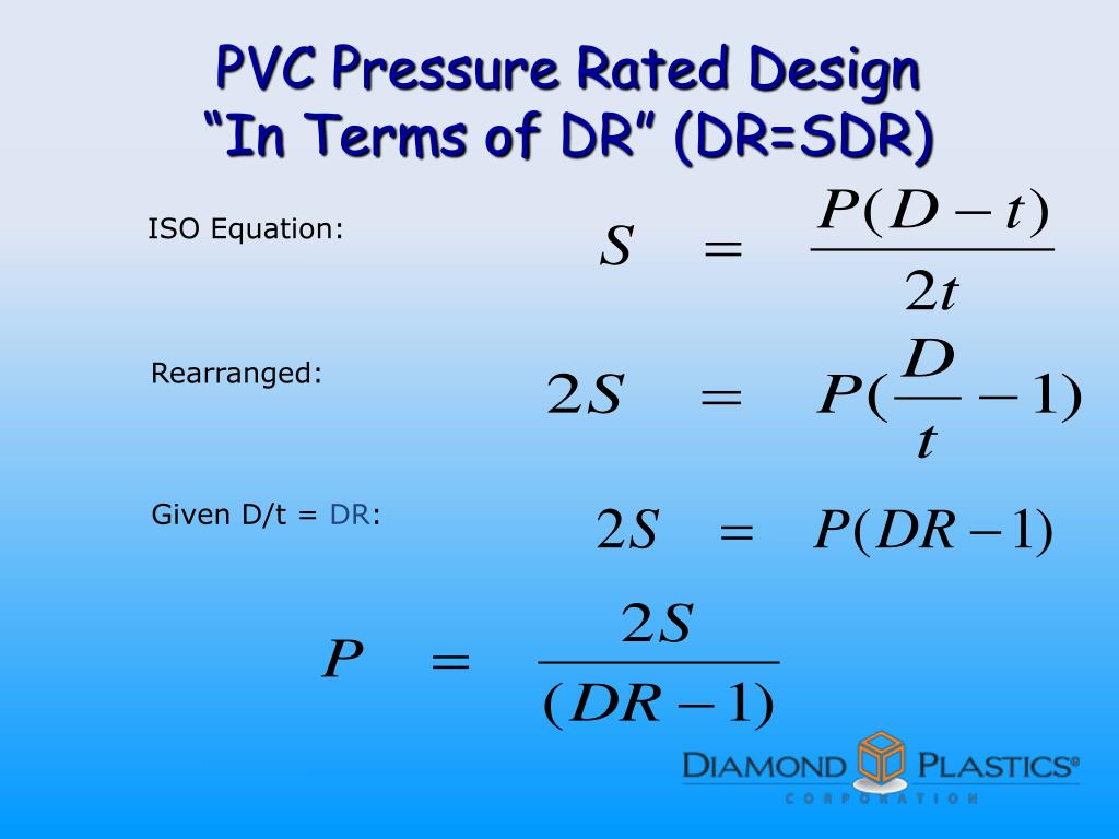 PPT PVC Pressure Pipe Class Selection The Sustainable Solution PowerPoint Presentation ID