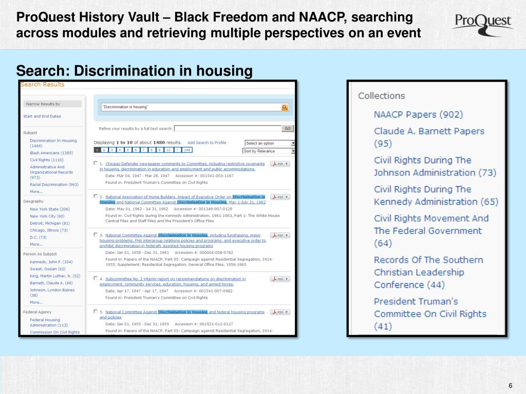PPT The Power of ProQuest History Vault PowerPoint Presentation, free