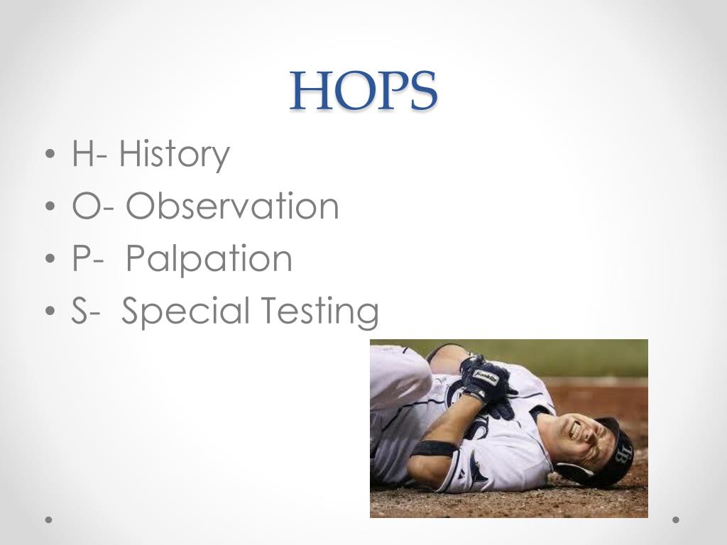 PPT Basic Injury Evaluation HOPS PowerPoint Presentation, free