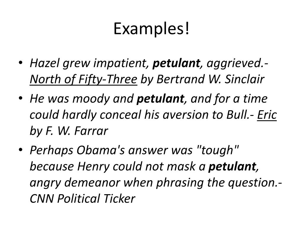 PPT Petulant PowerPoint Presentation, free download ID1863082