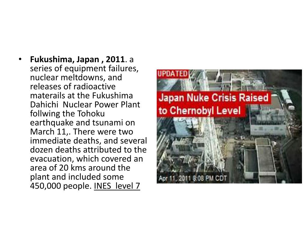 PPT Nuclear Nightmares II Meltdowns at Chernobyl, Three Mile Island