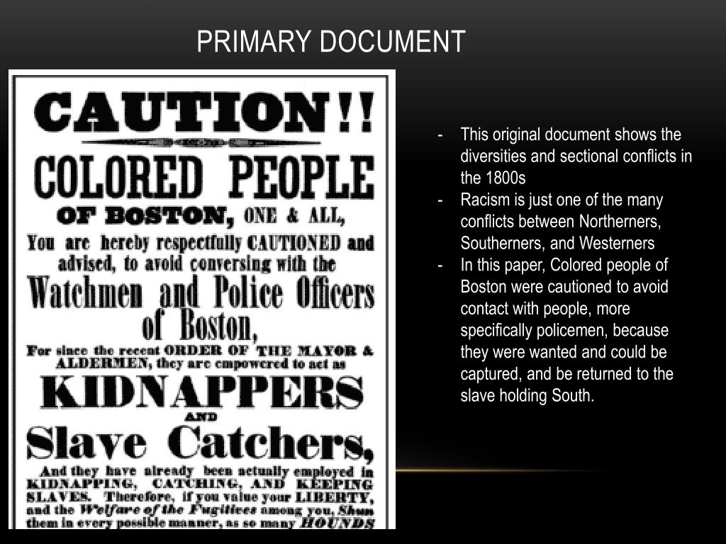 PPT Sectional Conflicts of the 1800s PowerPoint Presentation, free