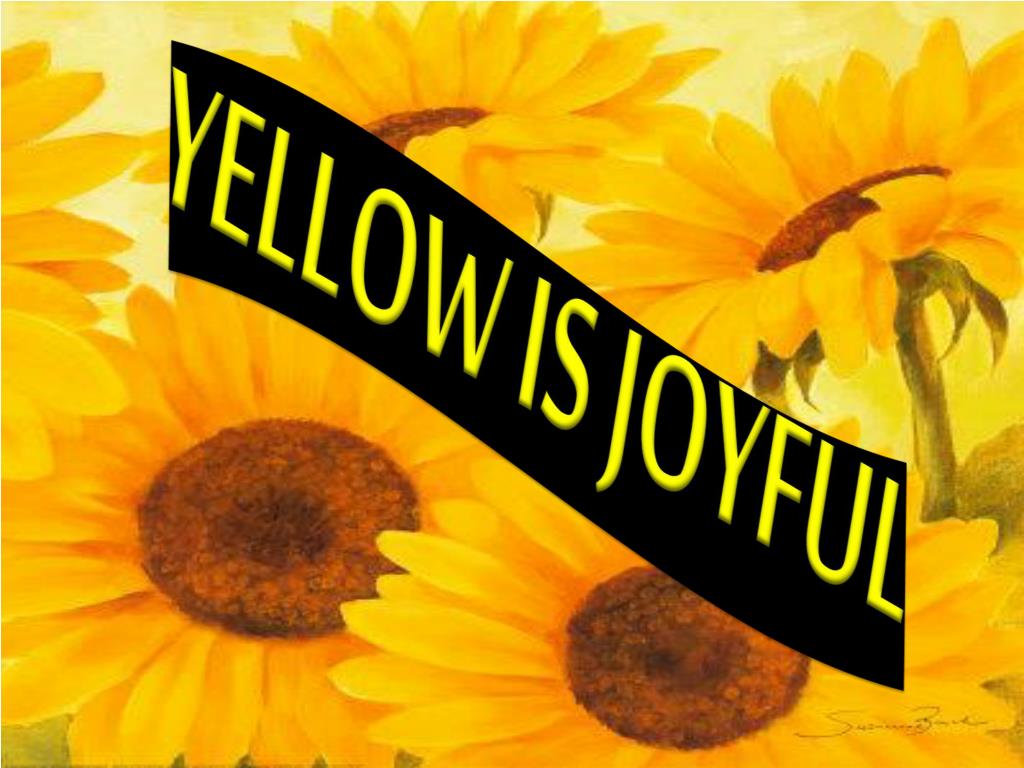 PPT YELLOW IS JOYFUL PowerPoint Presentation, free download ID1865378