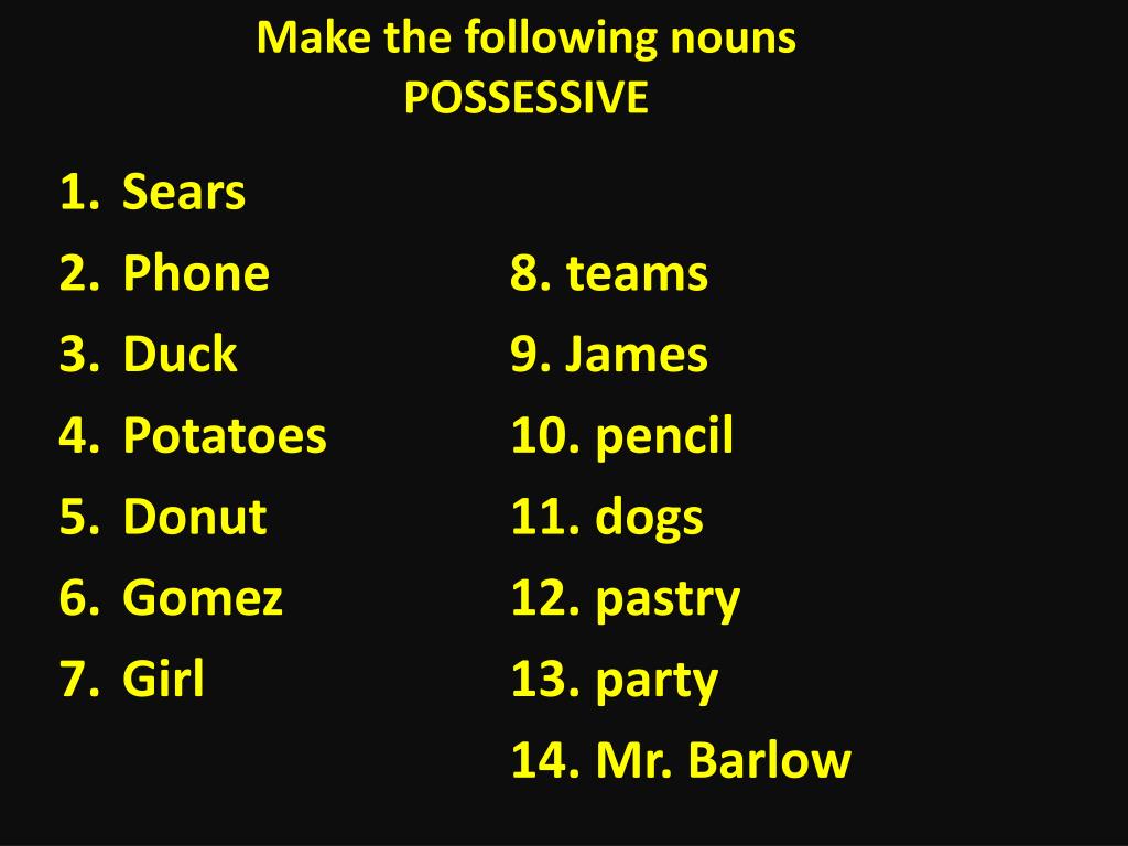 PPT The Great Noun Race PowerPoint Presentation, free download ID