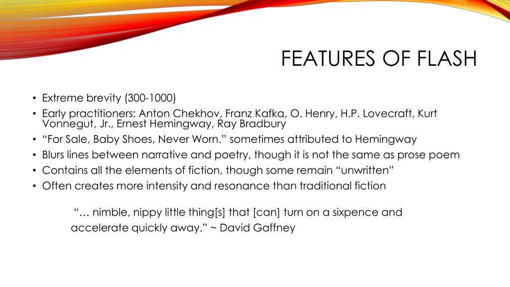 PPT Flash Fiction PowerPoint Presentation, free download ID1865564