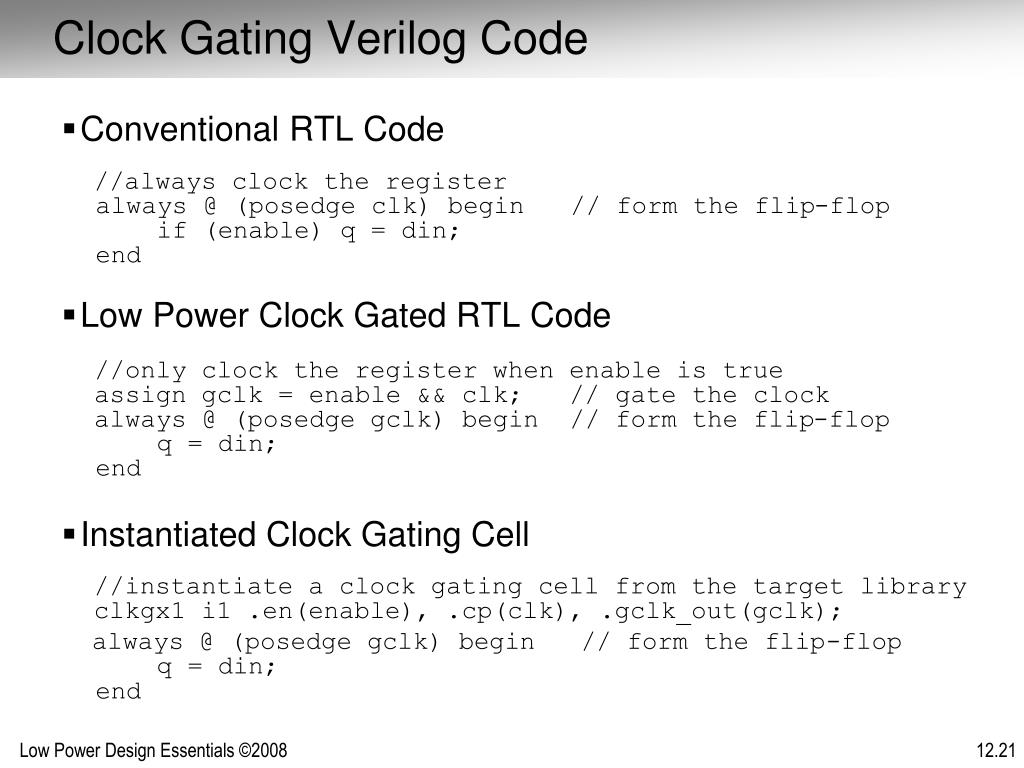 PPT Low Power Design Methodologies and Flows PowerPoint Presentation