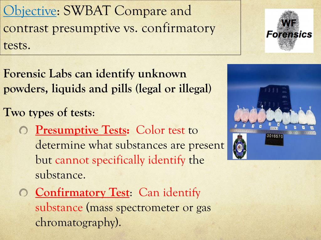 PPT Unit Drug Identification & Toxicology PowerPoint Presentation