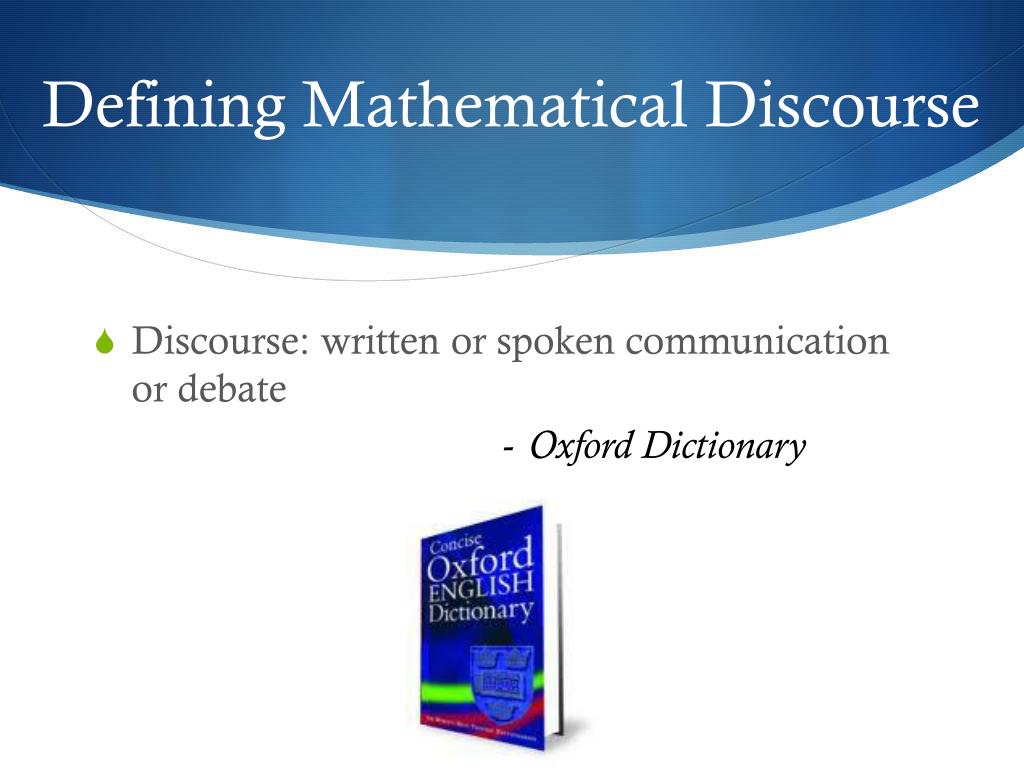 PPT Fostering Mathematical Discourse PowerPoint Presentation, free