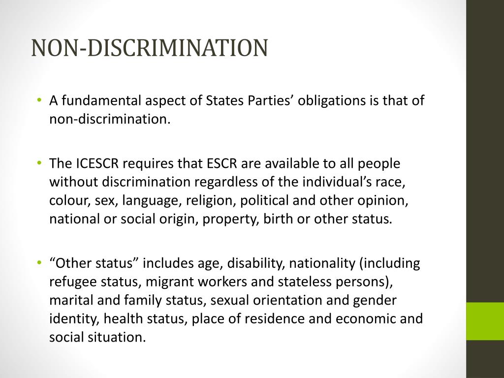 PPT International Covenant on Economic, Social and Cultural Rights