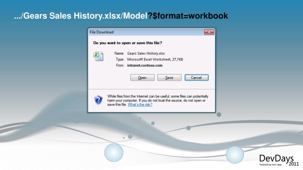 PPT Speaking OData to SharePoint 2010 in a RESTful manner PowerPoint