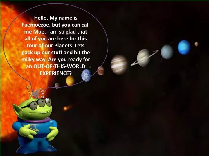 PPT Our solar System Consists of nine can anyone name the