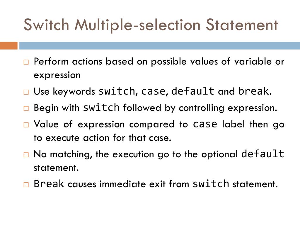 PPT Branching statements PowerPoint Presentation, free download ID