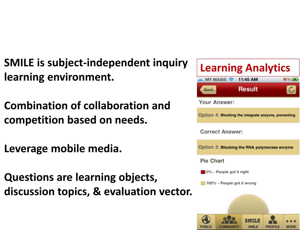 PPT SMILE (Stanford Mobile Inquirybased Learning Environment