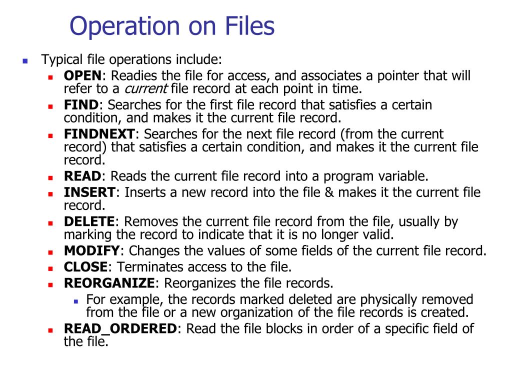 PPT Storage and File Organization PowerPoint Presentation, free