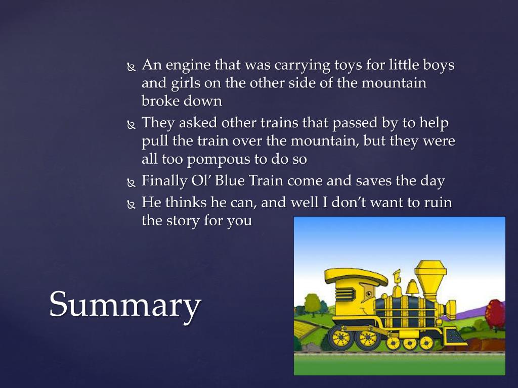 PPT - The Little Engine that Could PowerPoint Presentation, free