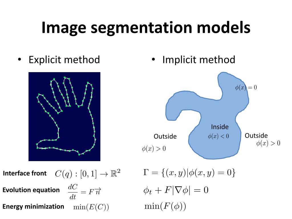PPT Level set based Image Segmentation PowerPoint Presentation, free
