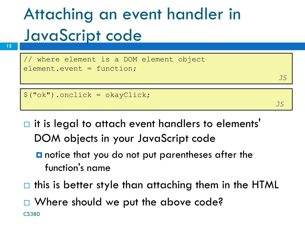 PPT Unobtrusive JavaScript PowerPoint Presentation, free download