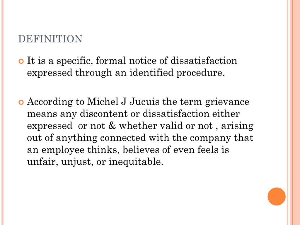 PPT GRIEVANCE REDRESSAL PowerPoint Presentation, free download ID1885437