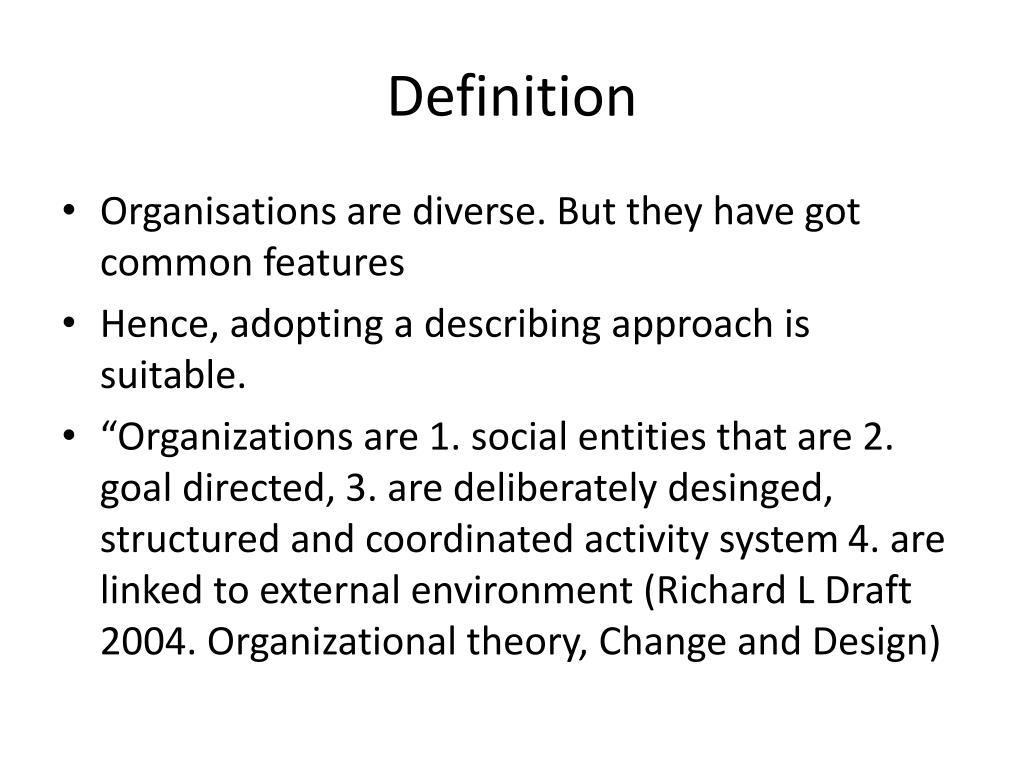 PPT Introduction to Organization Theory PowerPoint Presentation, free download ID1887013