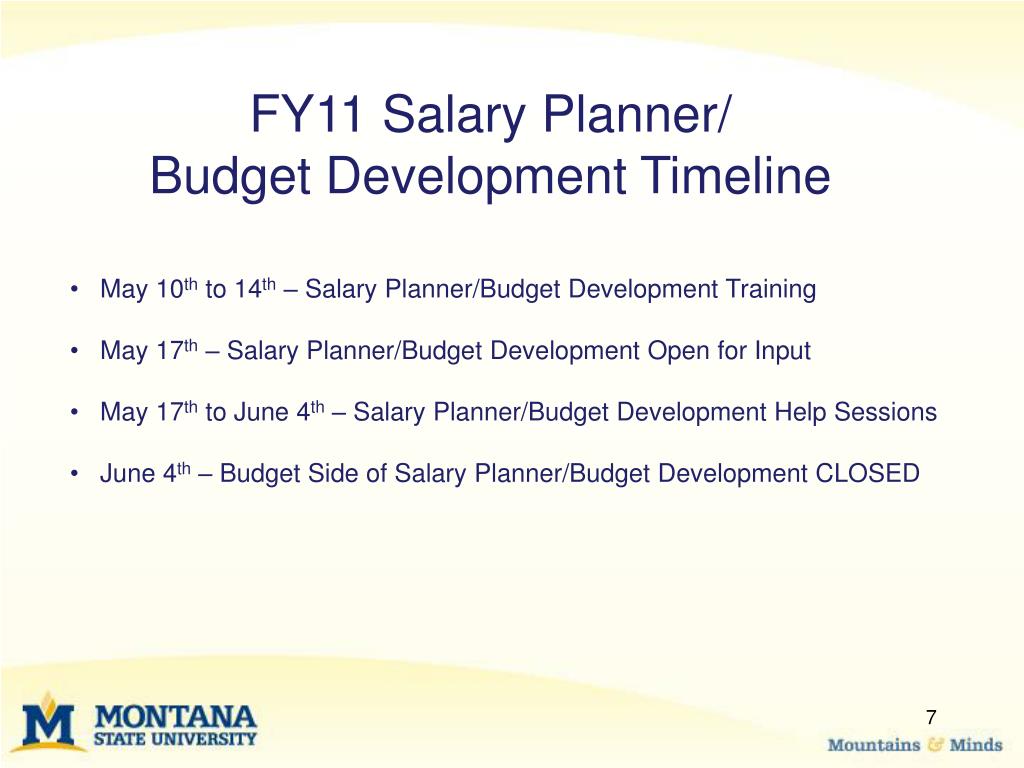 PPT Salary Planner/ Budget Development PowerPoint Presentation, free