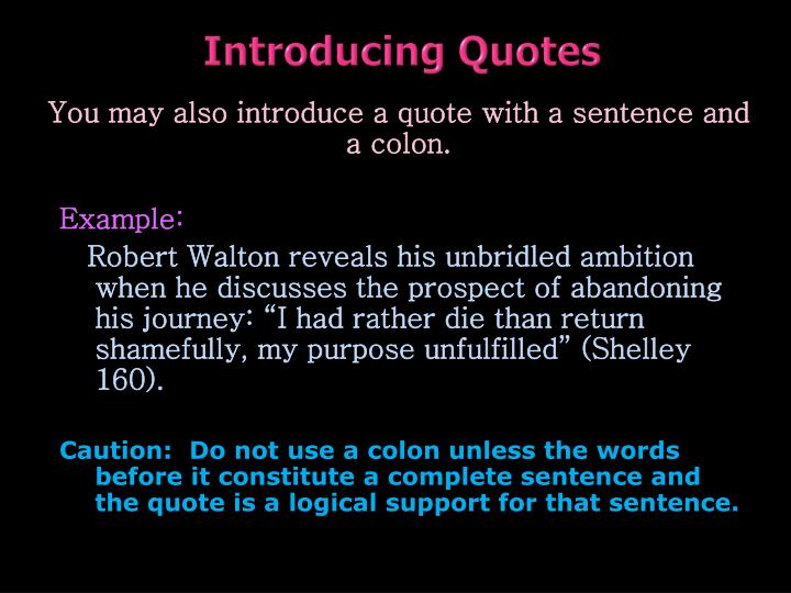 How To's Wiki 88 How To Introduce A Quote With A Colon