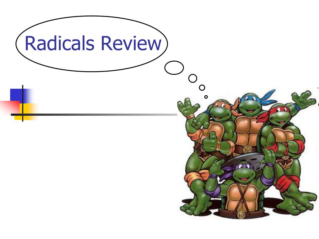 PPT Radicals Review PowerPoint Presentation, free download ID1891321