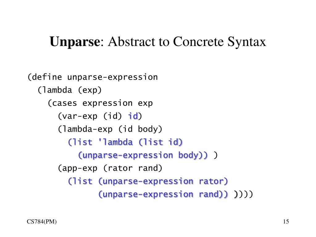 PPT Abstract Syntax PowerPoint Presentation, free download ID1891877