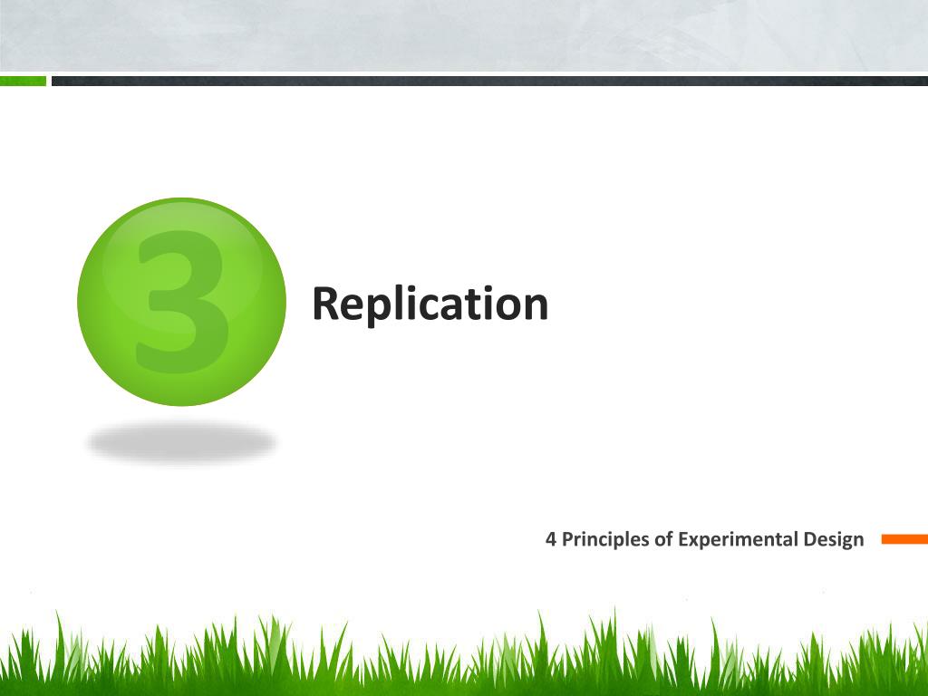 PPT 4 Principles of Experimental Design PowerPoint Presentation, free