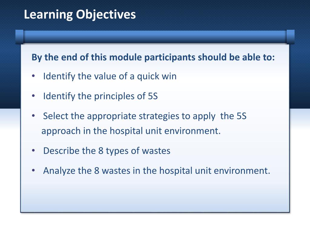 PPT Quick Wins 5S and 8 Wastes PowerPoint Presentation, free download