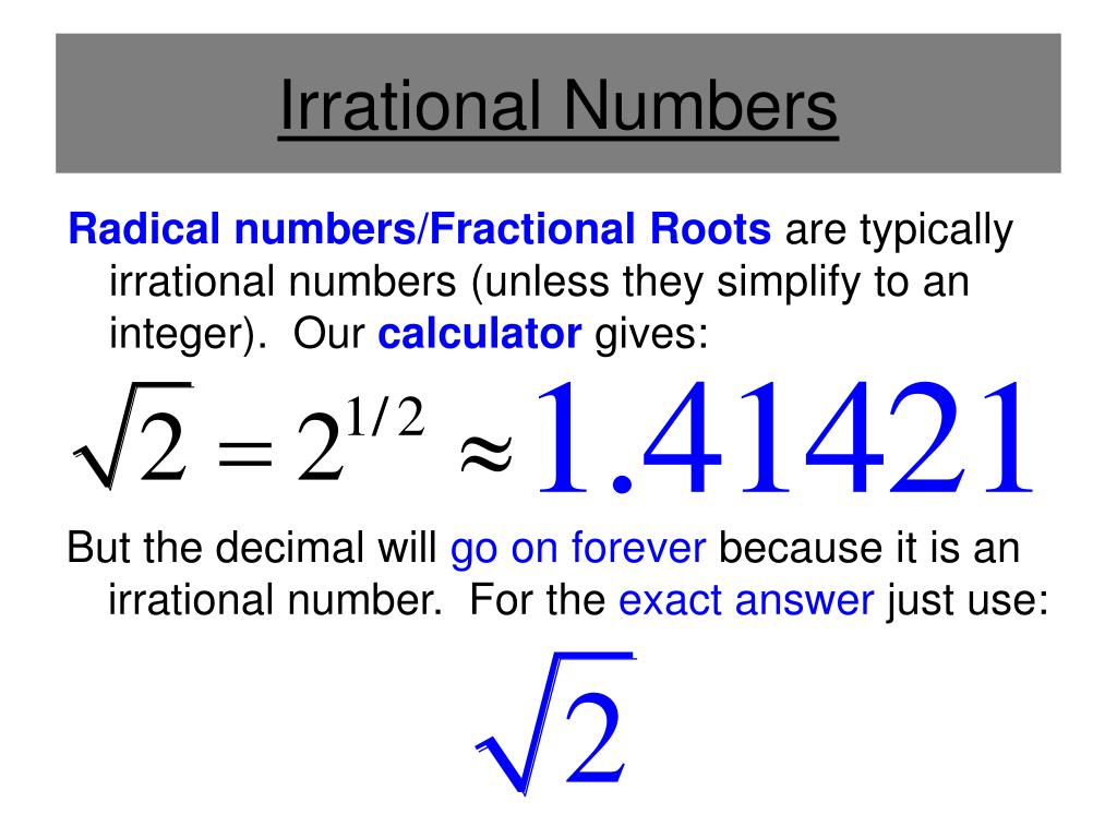 PPT Fractional Exponents and Radicals PowerPoint Presentation, free