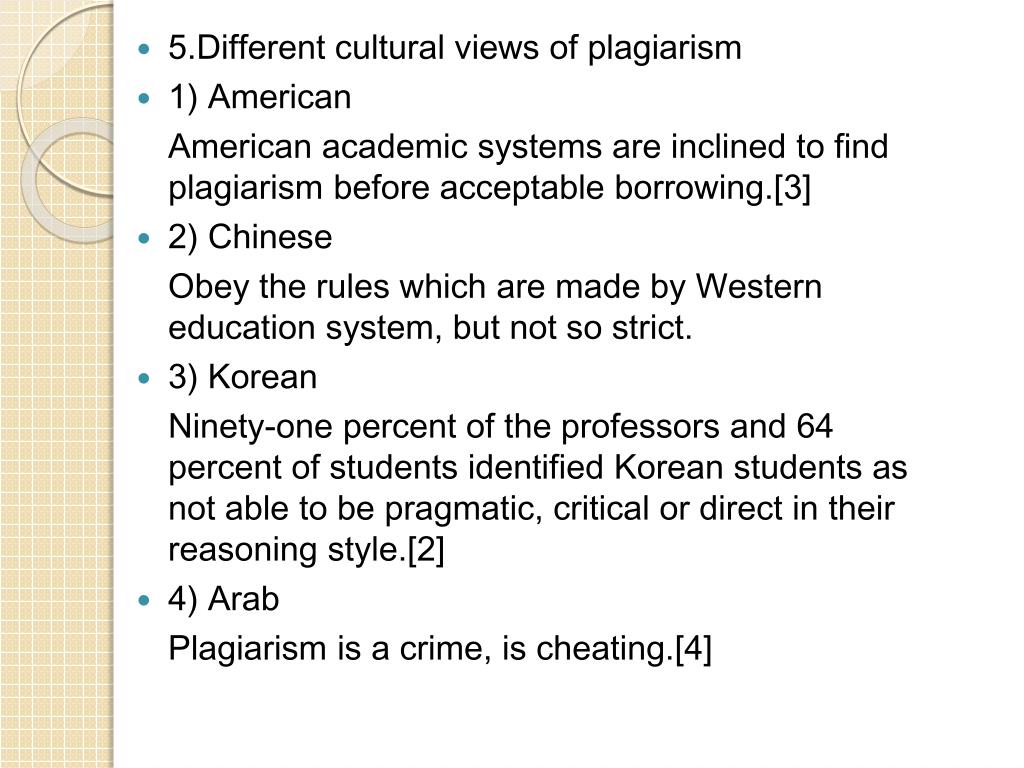 PPT Definition&Cultural Views of Plagiarism PowerPoint Presentation