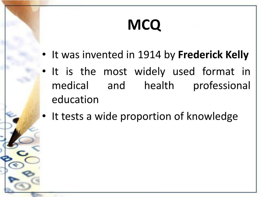 PPT Multiple Choice Question MCQ PowerPoint Presentation, free