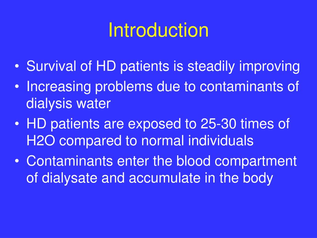 PPT Water Treatment in Hemodialysis PowerPoint Presentation, free