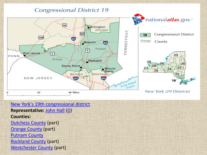New York 19Th Congressional District Map PPT Congress The National Legislature PowerPoint Presentation ID