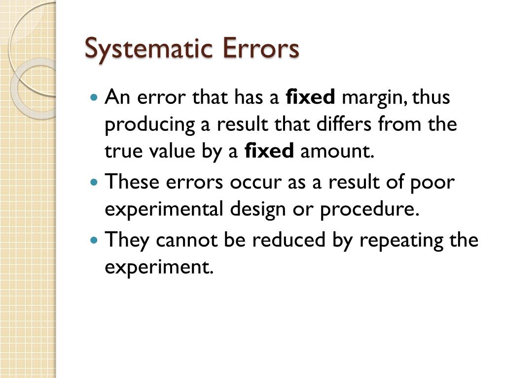 PPT Uncertainty & Errors in Measurement PowerPoint Presentation ID