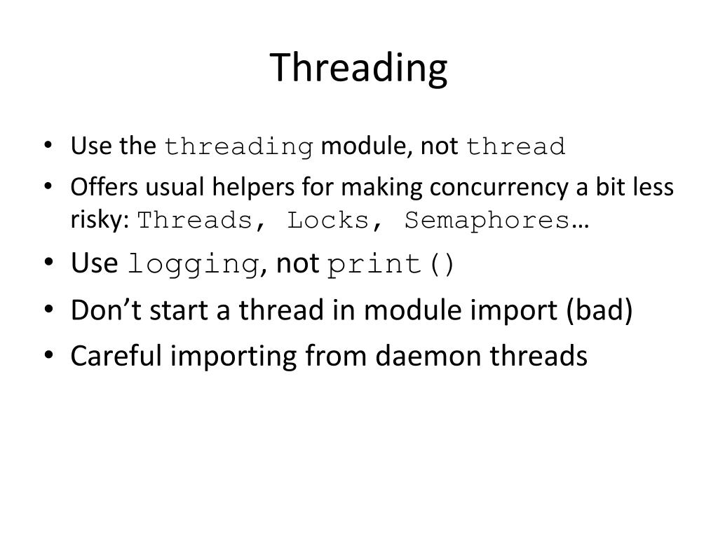 PPT Python Concurrency PowerPoint Presentation, free download ID