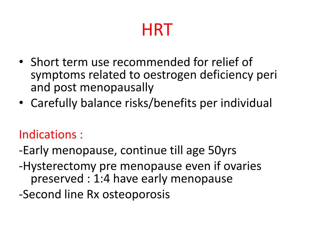 PPT Menopause and HRT PowerPoint Presentation, free download ID1906339