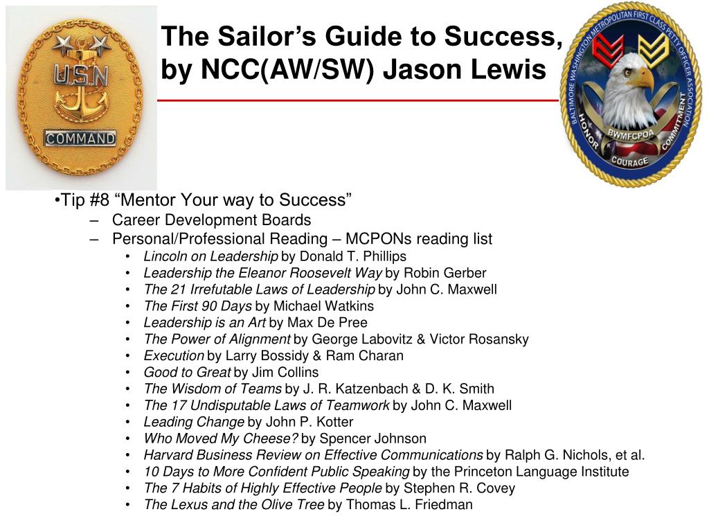 PPT CMDCM Shelley Huntington, USN Sailorization/Mentorship PO1 Symposium 2325 March 2010