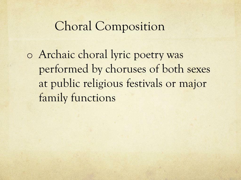 PPT Lyric Poetry PowerPoint Presentation, free download ID1909539