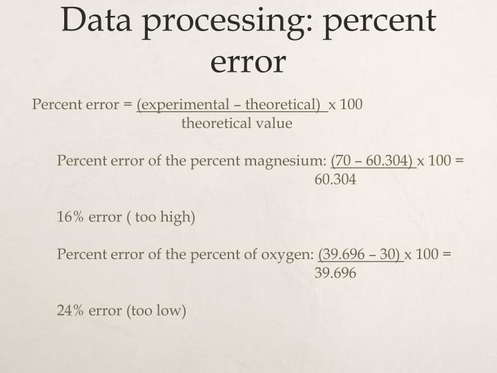 PPT Determination of the empirical formula of magnesium oxide