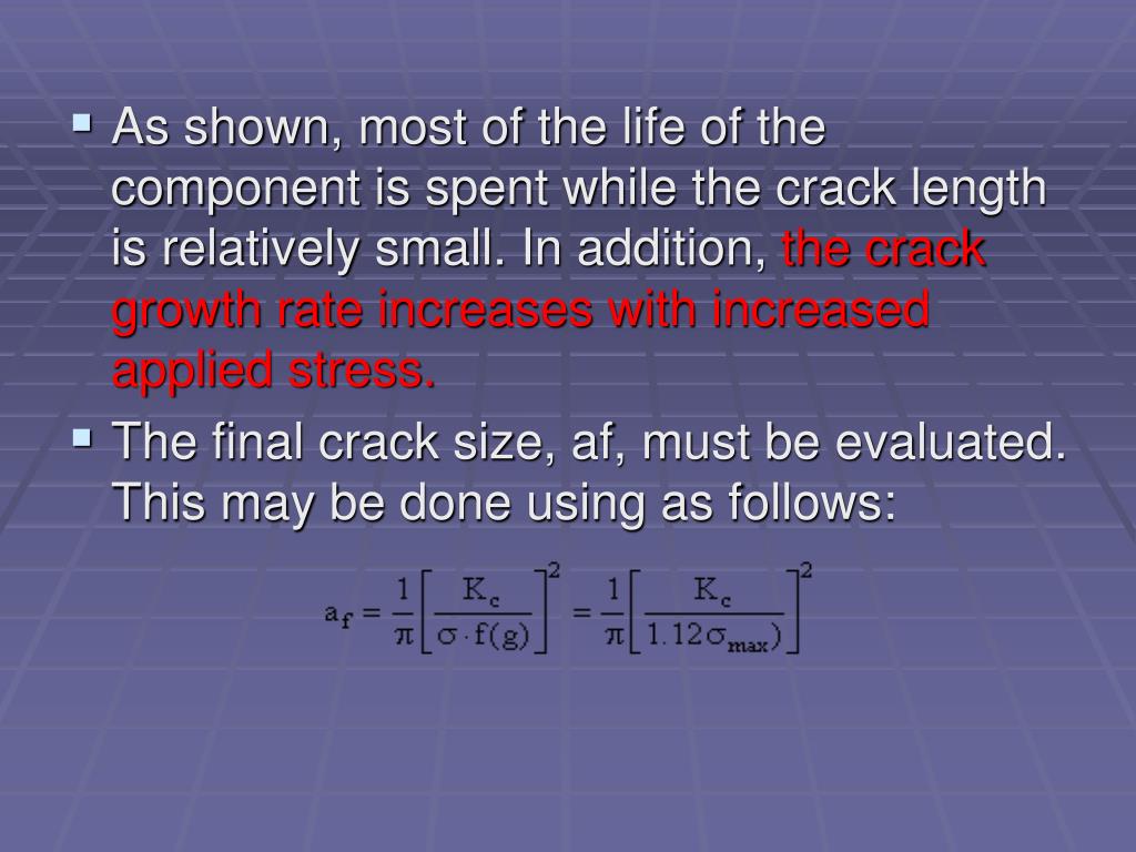 PPT MECHANISM OF FATIGUE & FRACTURE PowerPoint Presentation, free